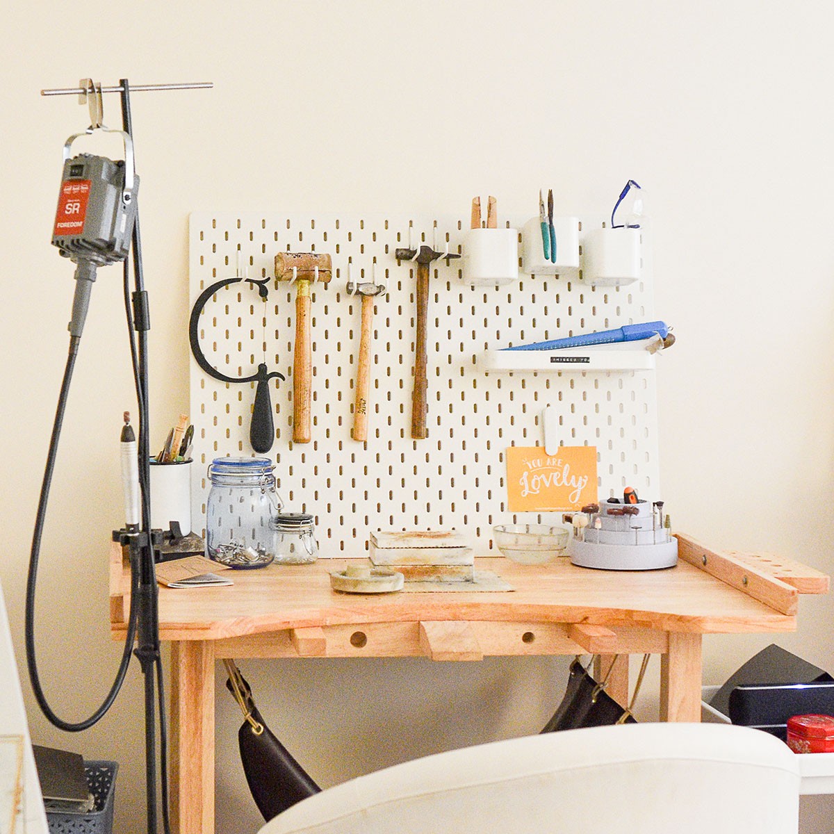 工作檯面與工具牆